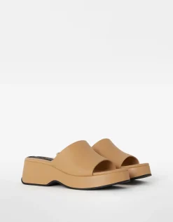 BERSHKA Sandales plateforme Blanc Online