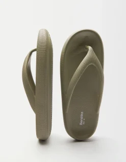 BERSHKA Sandales plates texturées homme 1-048 Best Sale