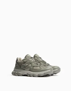 BERSHKA Sneakers mesh homme Kaki Hot