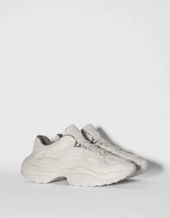 BERSHKA Sneakers volume avec mesh homme Blanc Discount