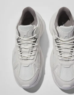 BERSHKA Sneakers volume avec mesh homme Blanc Store