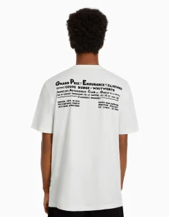 BERSHKA T-shirt manches courtes regular fit 24h LE MANS Camel Flash Sale