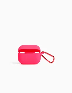 BERSHKA Étui airpods basique Fuchsia Shop